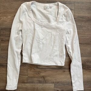 Sunday Best White Long Sleeve Top